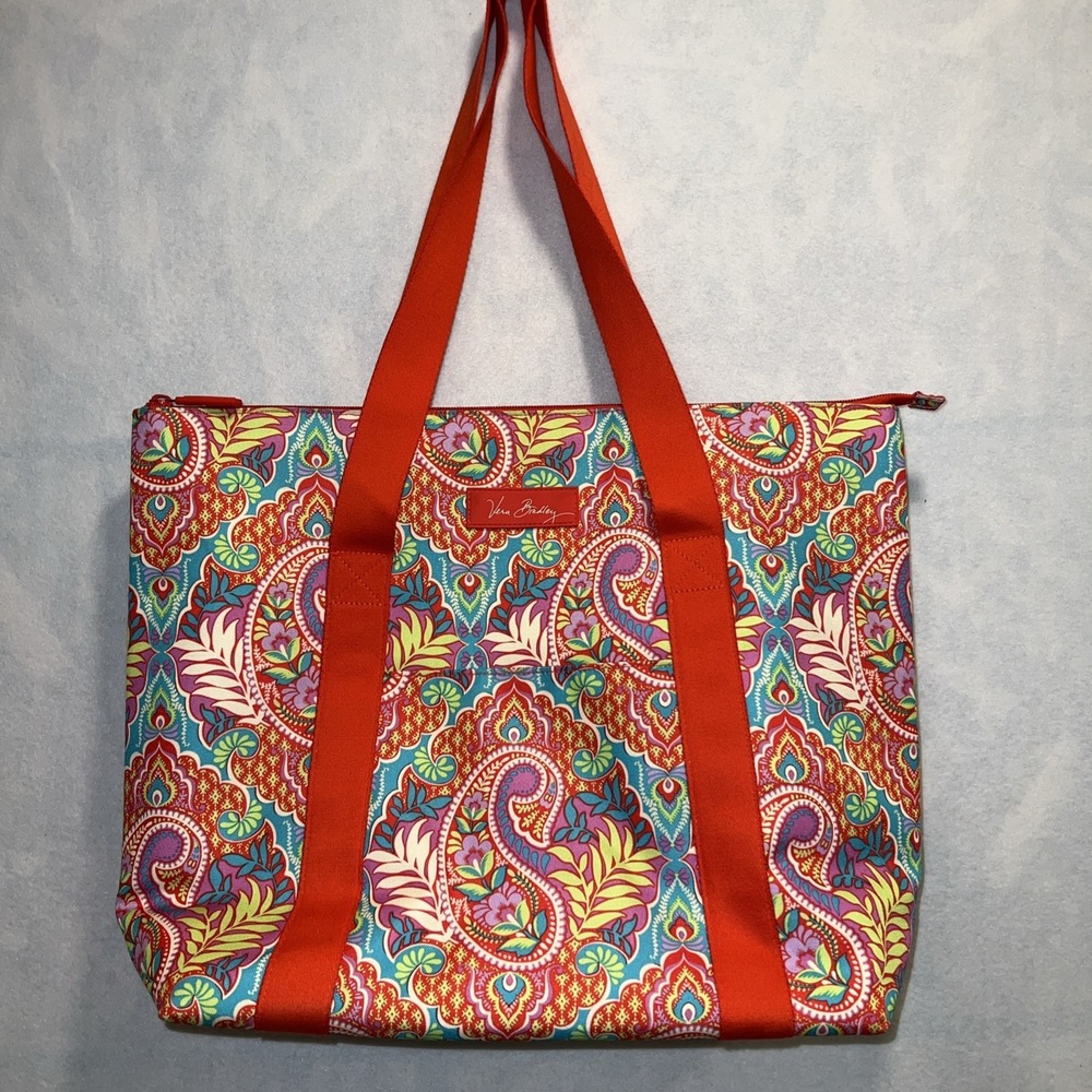 Vera Bradley Cooler‎ Tote in Paisley in Paradise Purse bag 12903 379 XA